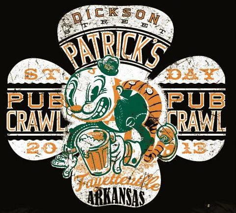 Dickson Street Bars to Host St. Patrick’s Day Pub Crawl