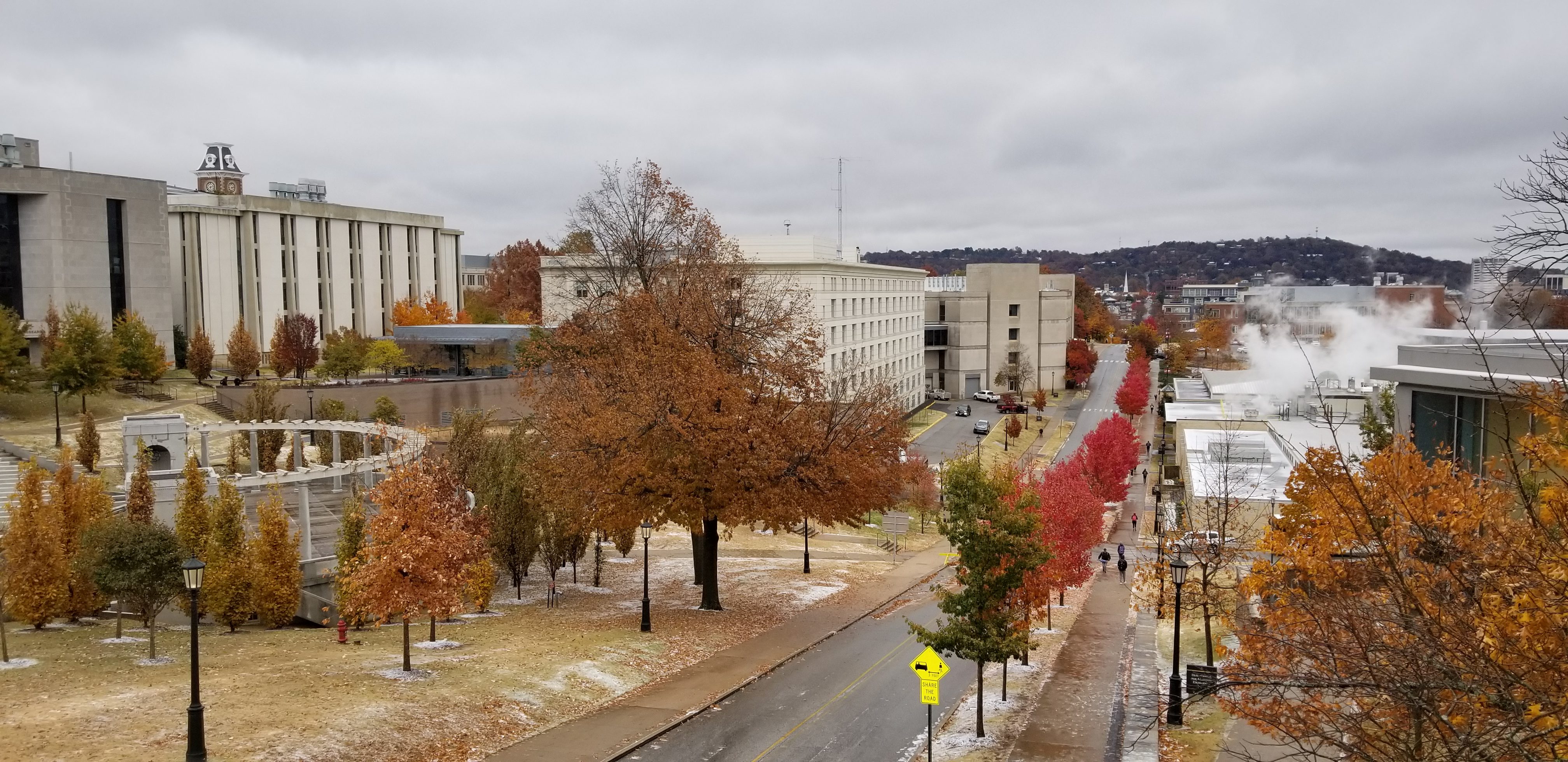 Winter Weather Hits the University of Arkansas