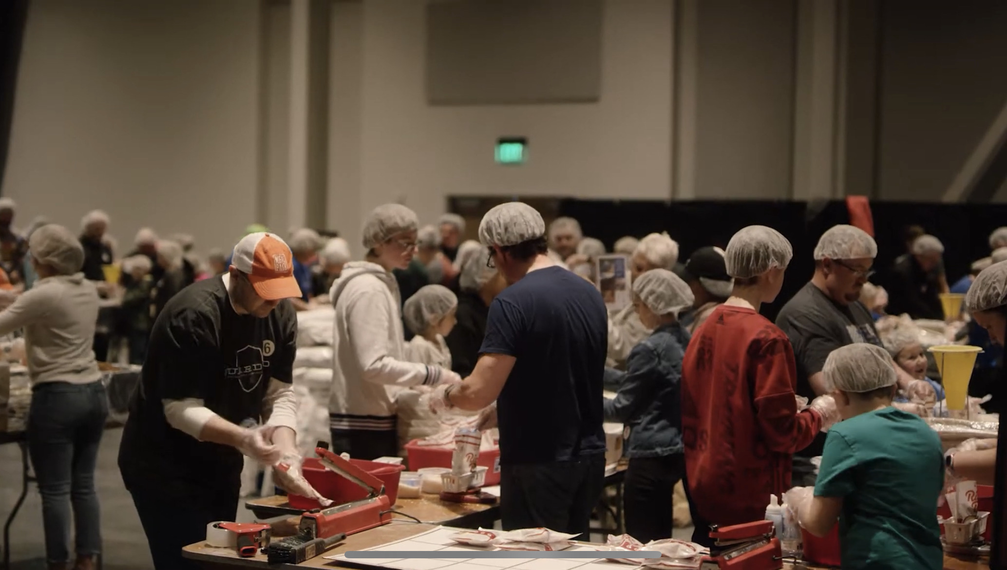 “Divine tailwind” drives large-scale food packing event