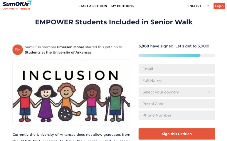 Legislation to include EMPOWER students on senior walk