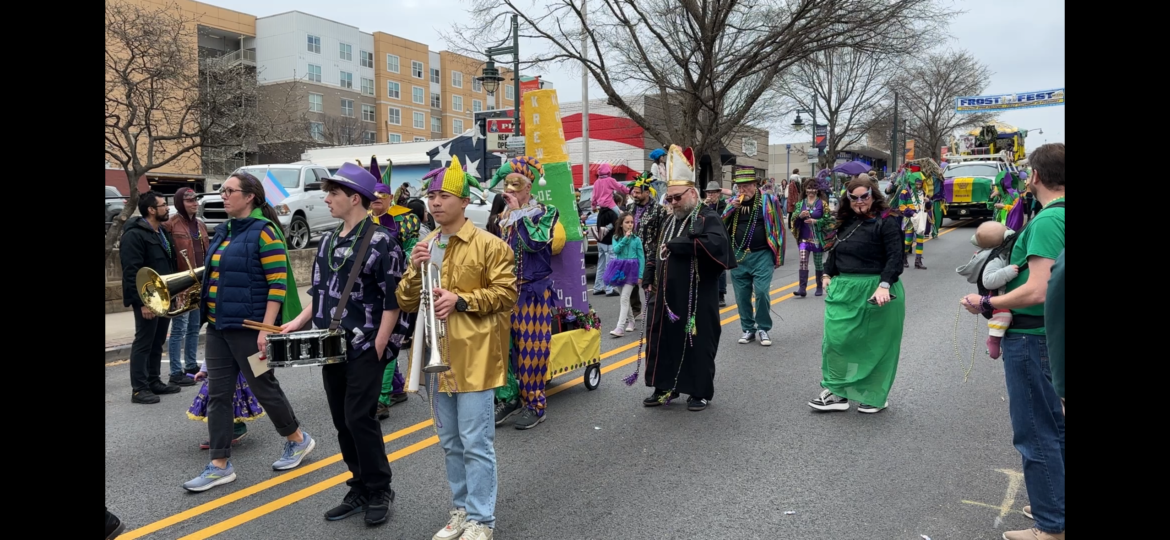 Fayetteville celebrates the season of Mardi Gras