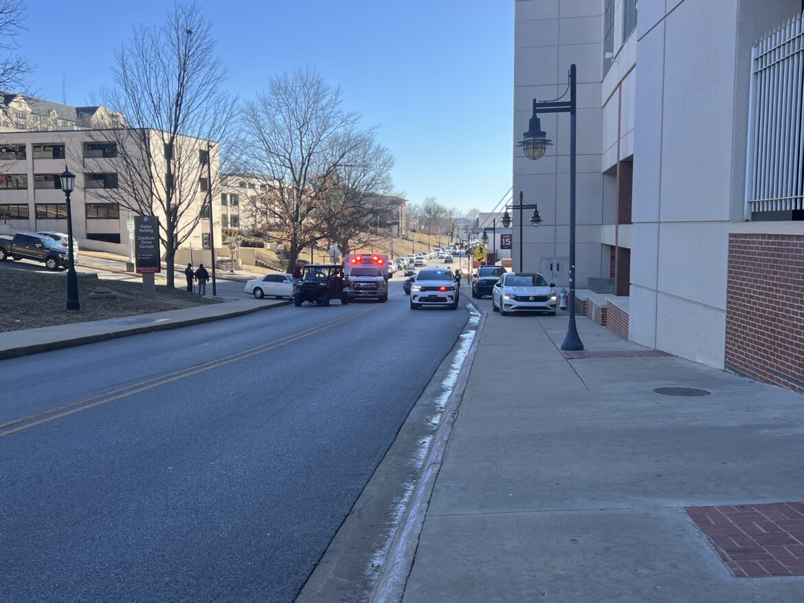 Student on scooter struck by car on campus