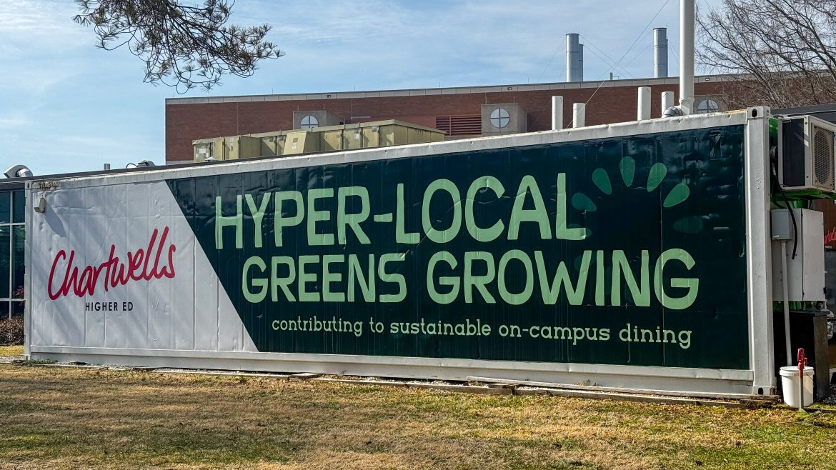 How a shipping container is feeding students on campus