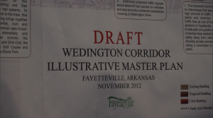 The draft of the Wedington Corridor can be viewed at the Fayetteville Public Library.